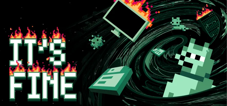 It's Fine — Steam capsule art